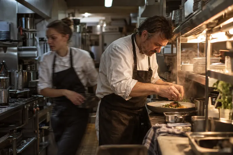 Gastronomie: Menschen bei der Arbeit (Symbolbild, KI-generiert)